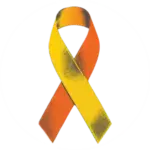 Yellow and Orange Ribbon representing World Suicide Prevention Day